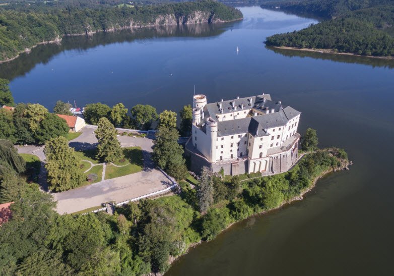 Orlík Castle, Orlík nad Vltavou, Czech Republic (Czechia)